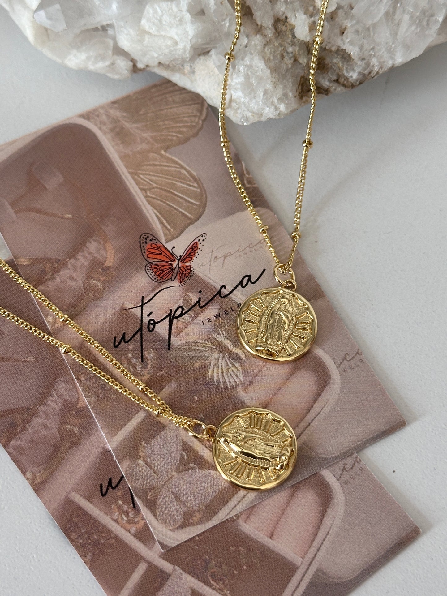 Virgencita Cuídame Necklace