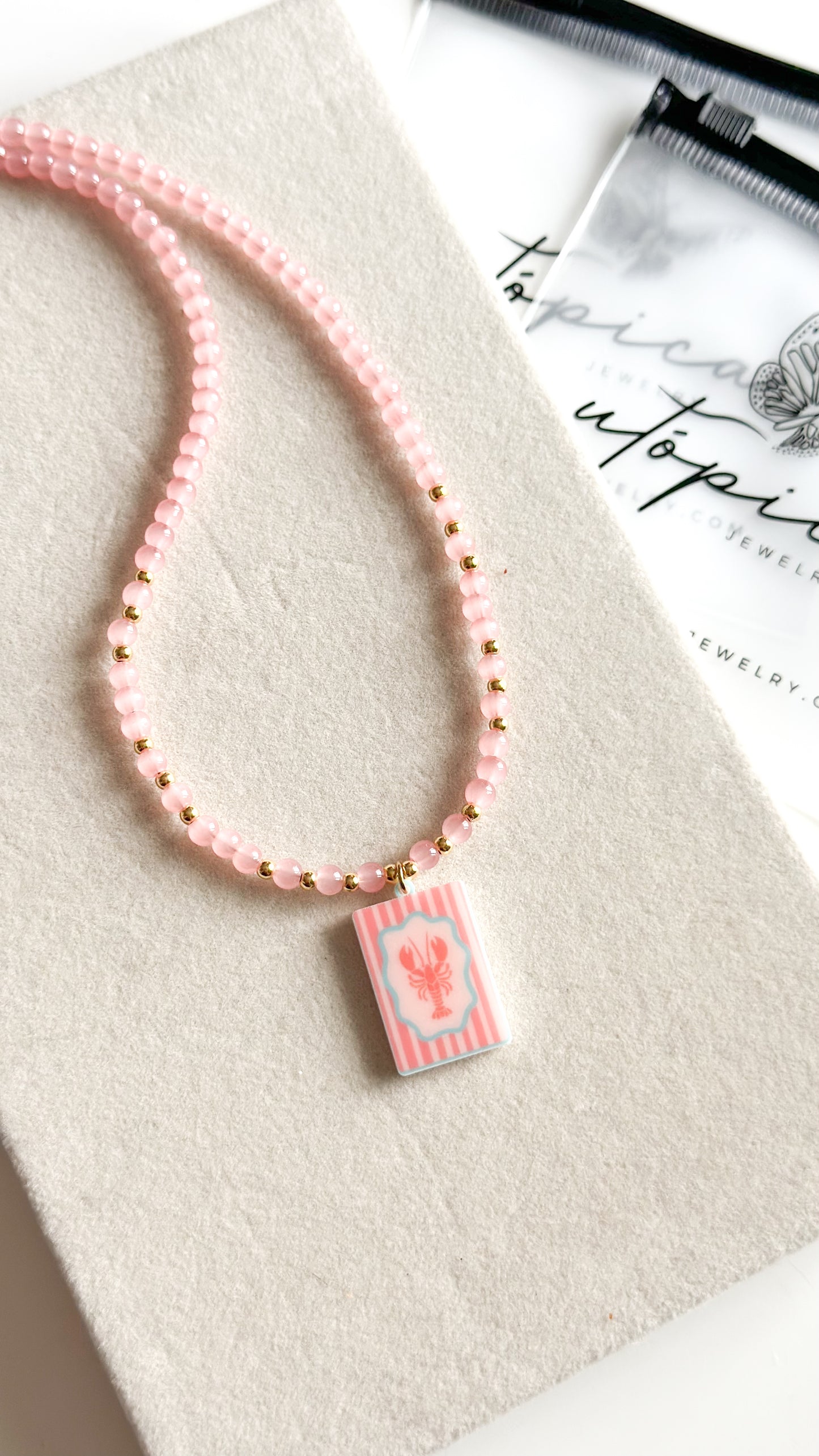 Rossie Lobster Necklace