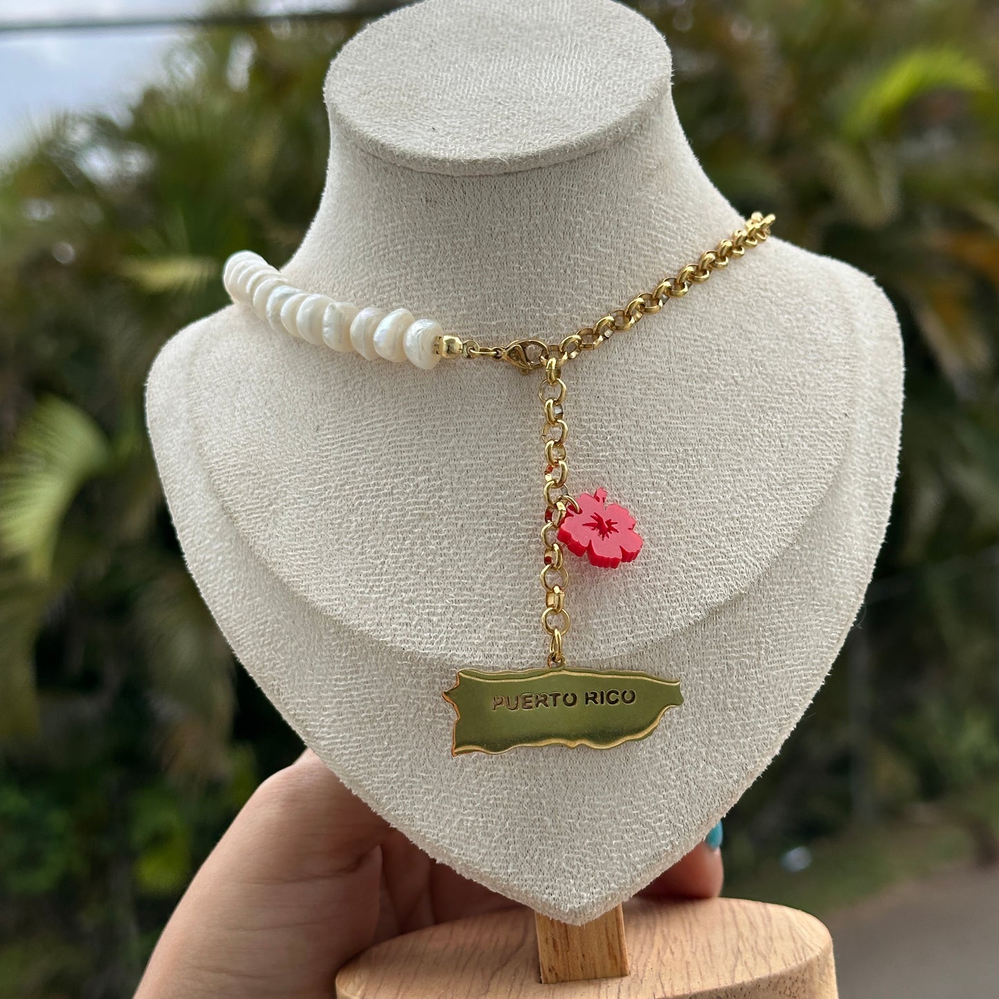 Puerto Rico Lariat Necklace