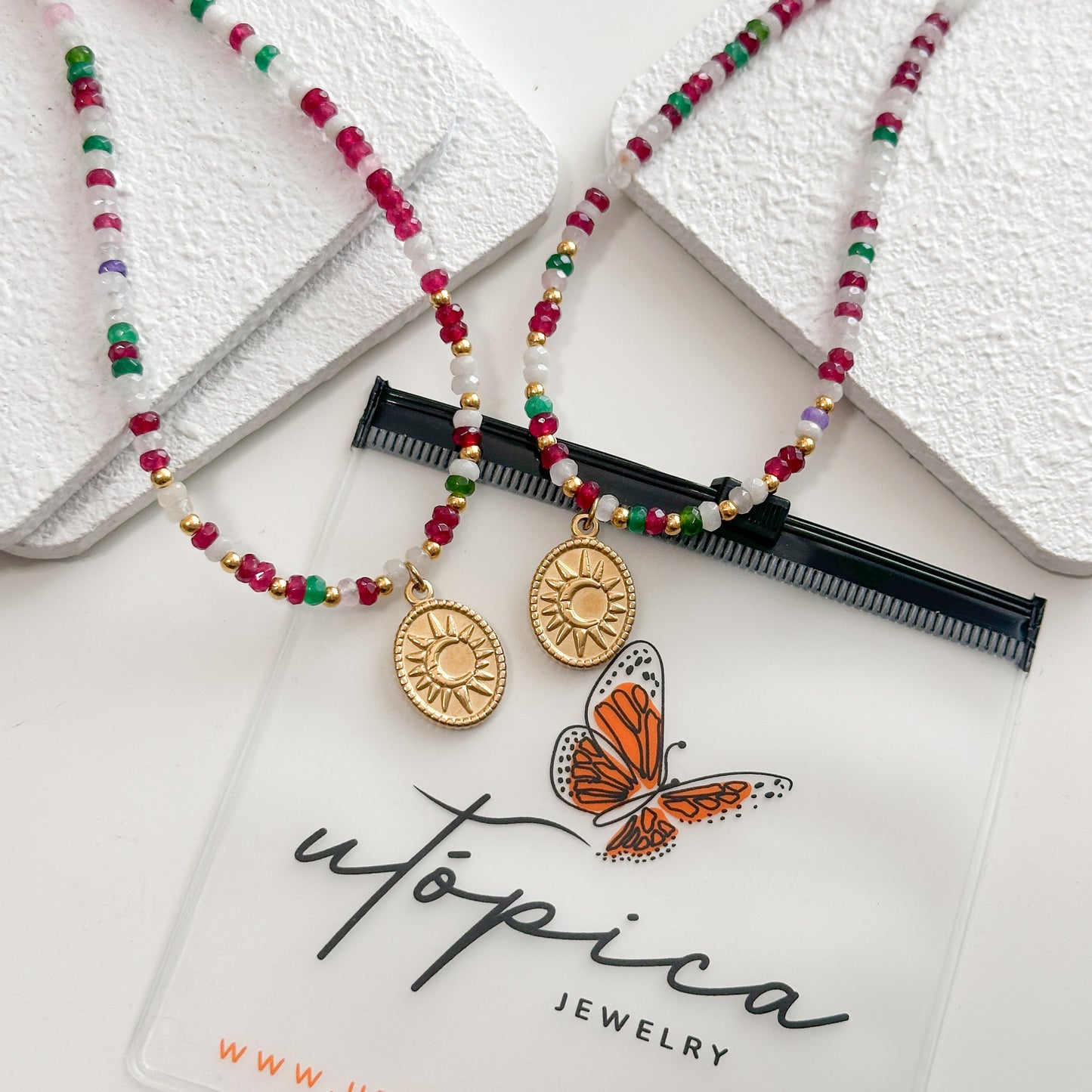 Sunrise Jade Necklace