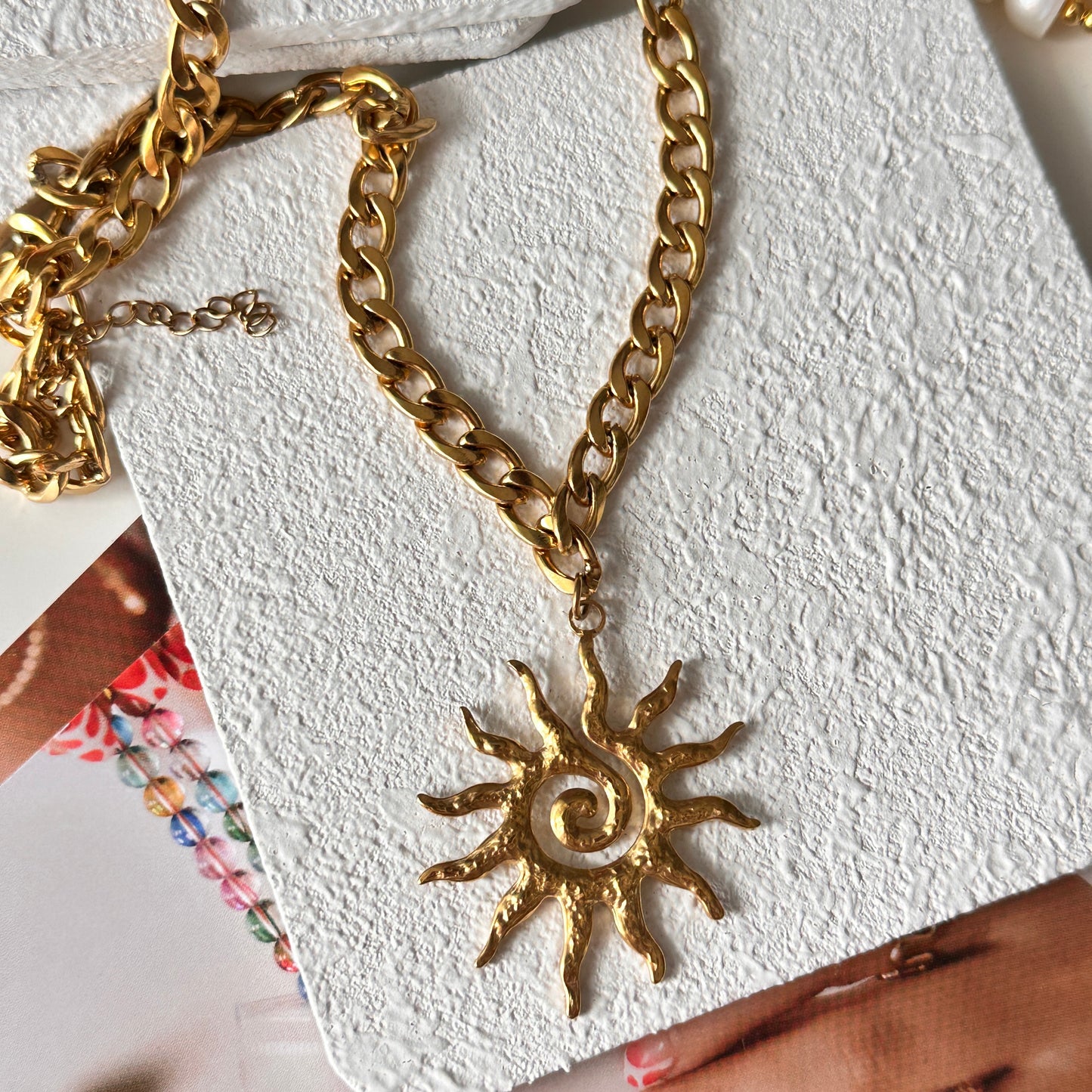 Sol Spiral Necklace