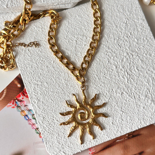 Sol Spiral Necklace