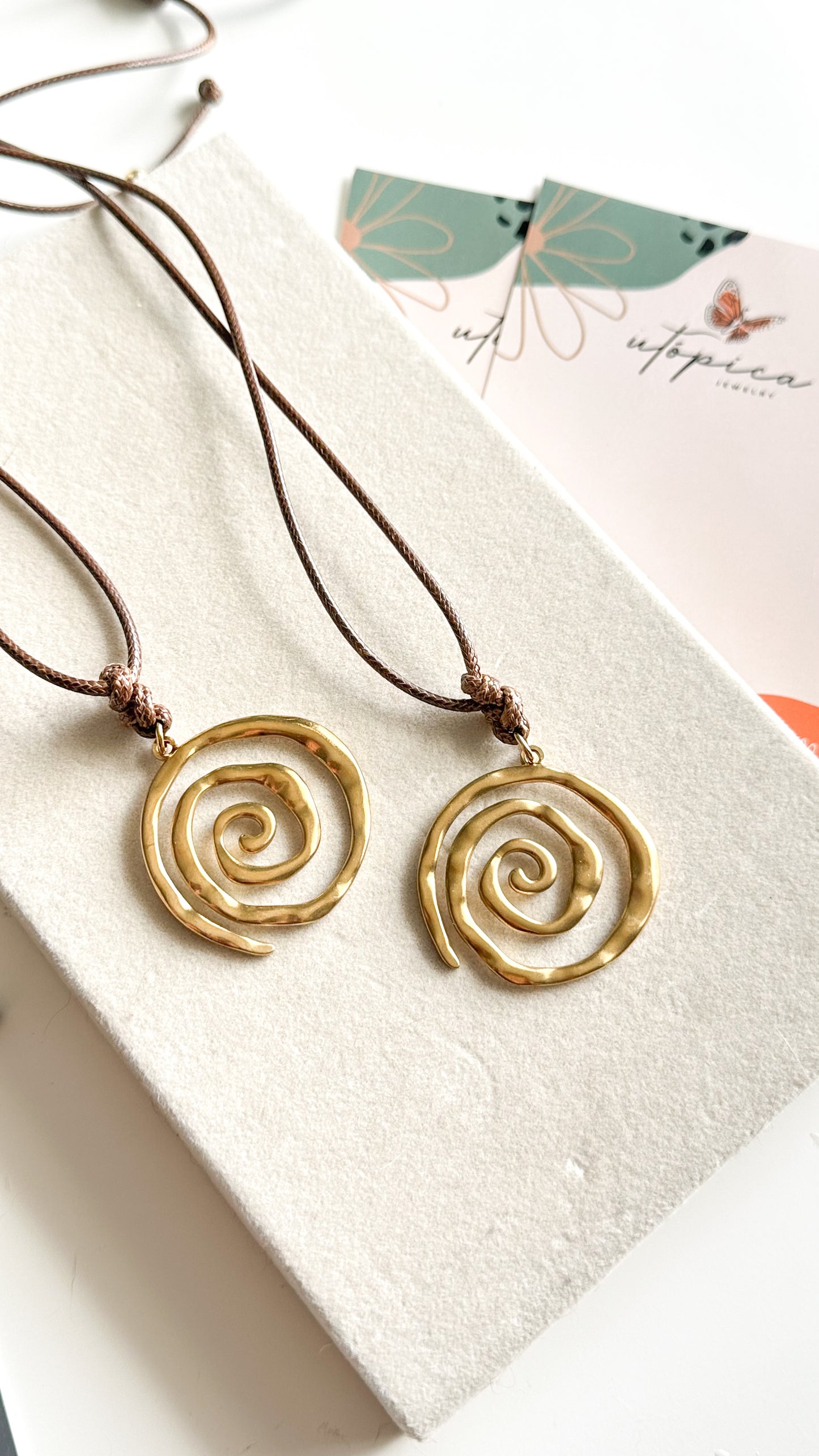 Spiral Cord Necklace
