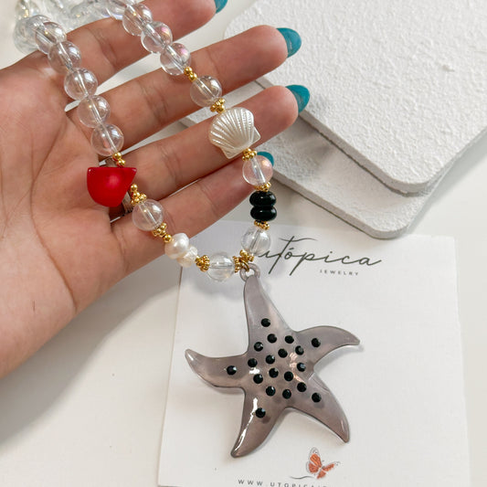 Nerea Black Necklace