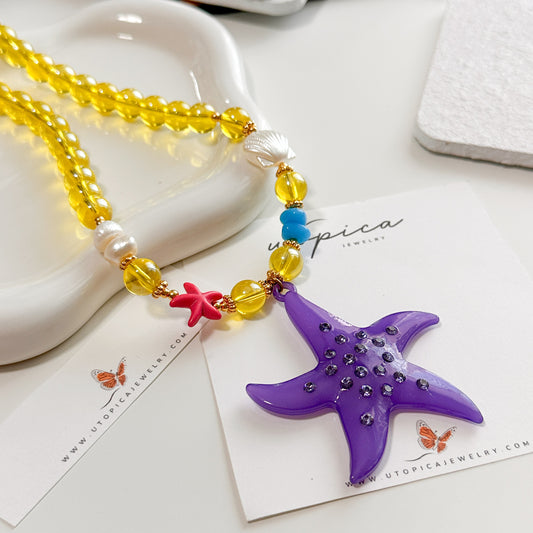Nerea Purple Necklace