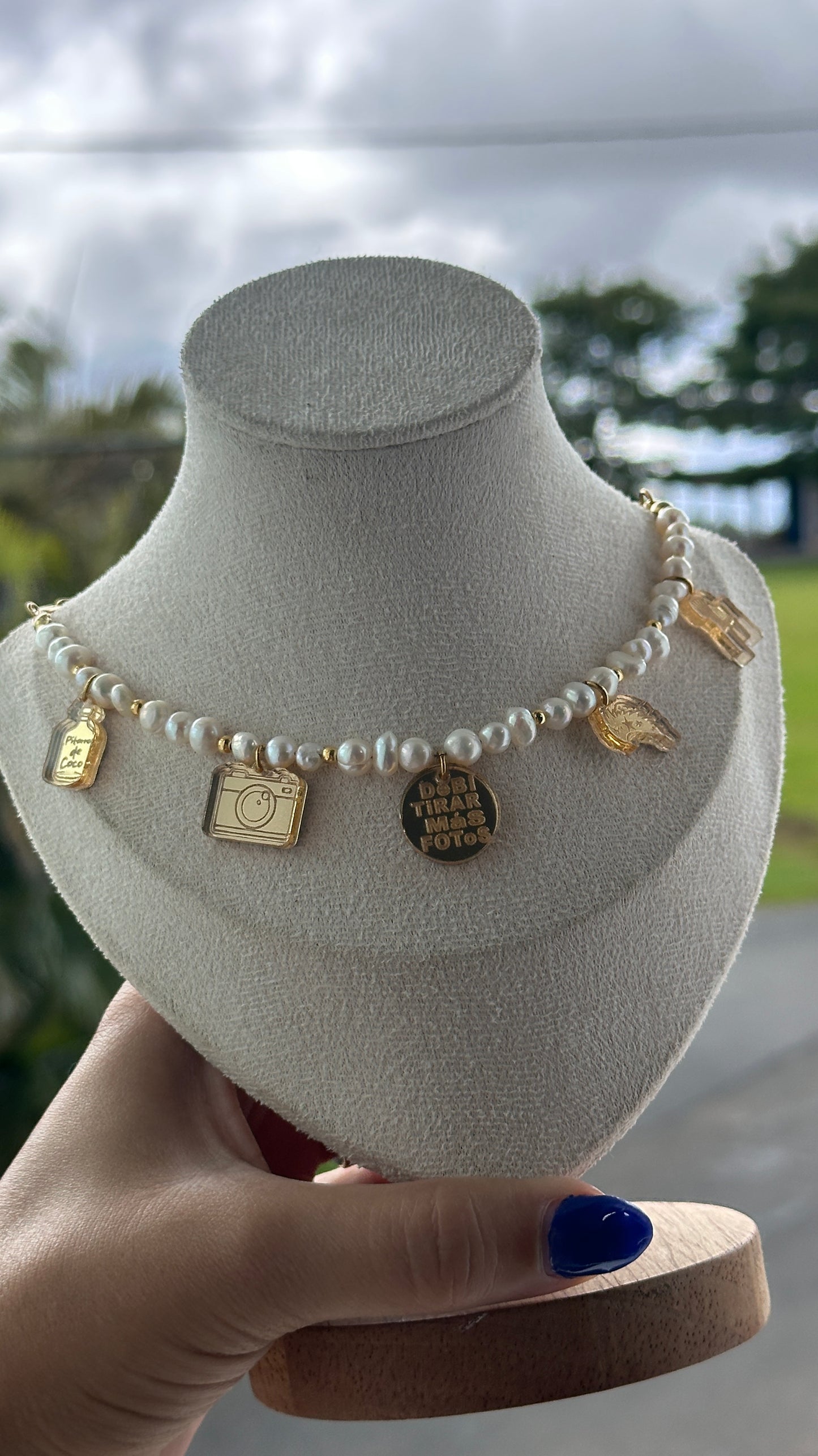 DTMF Pearl Necklace