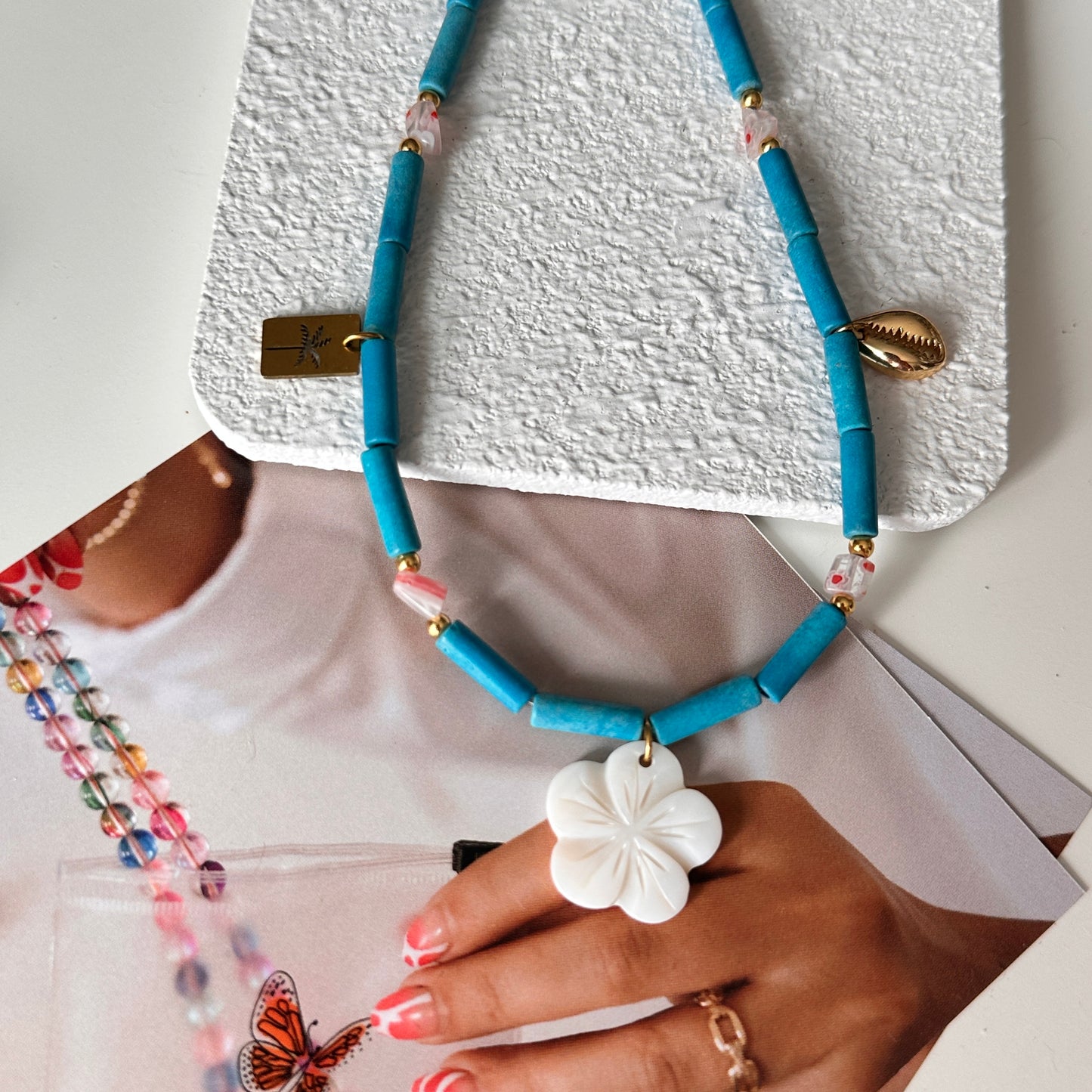 Shaina Blue Necklace