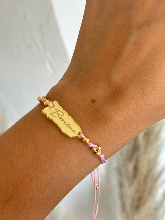 Boricua Mapa Bracelet