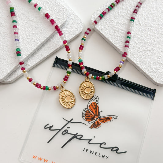 Sunrise Jade Necklace