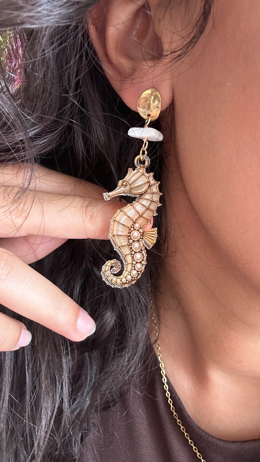 Dante Seahorse Earrings