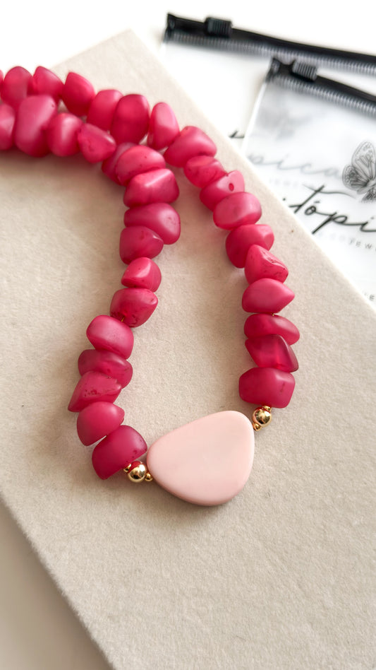 Ana Pink Necklace