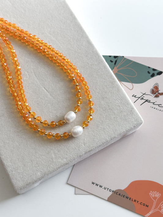 Sunshine Beaded Necklace