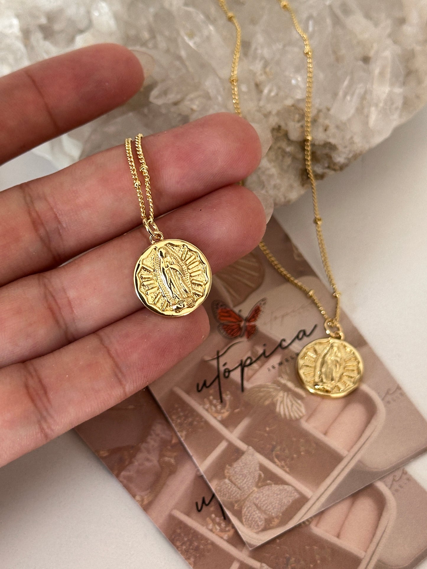 Virgencita Cuídame Necklace