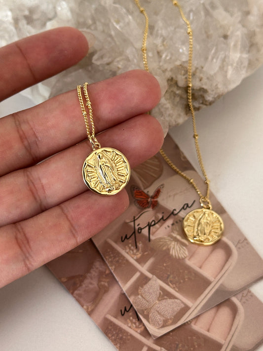 Virgencita Cuídame Necklace