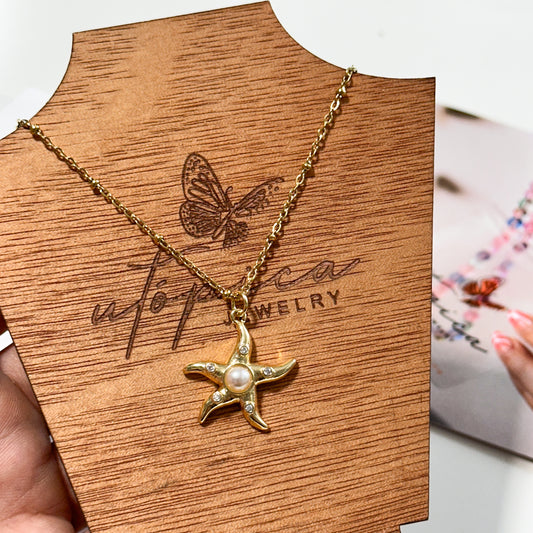Starfish Pearl Chain