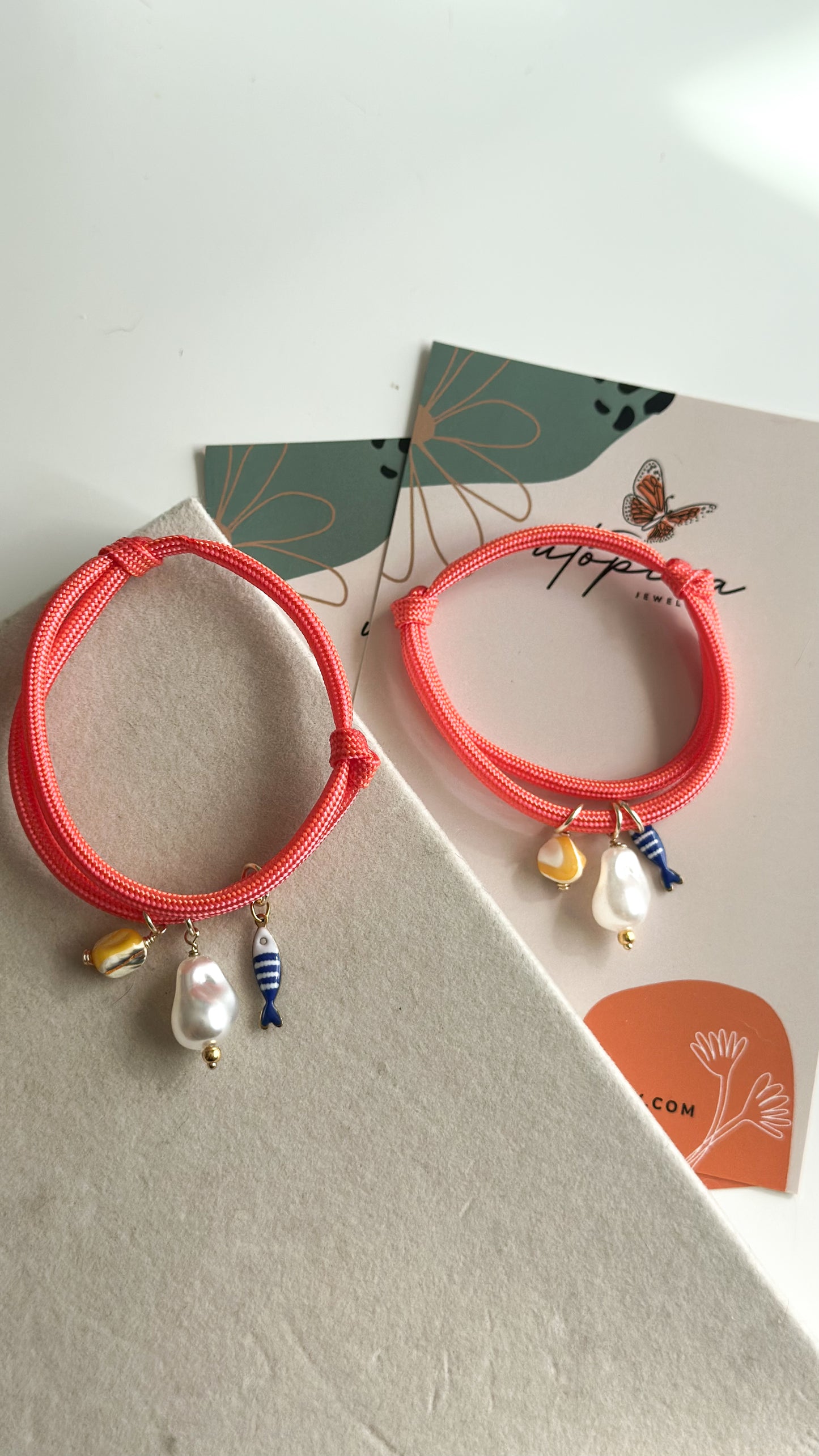 Pinky Orange Bracelet