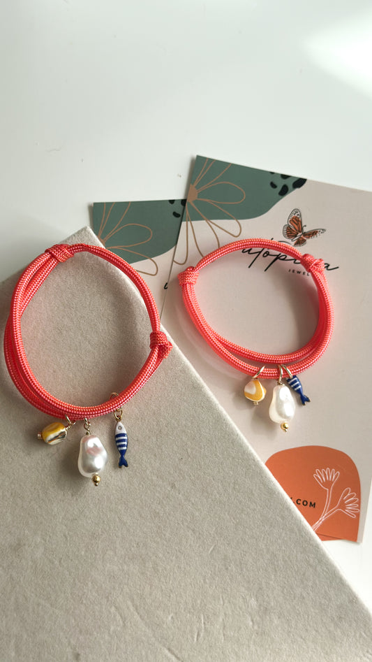 Pinky Orange Bracelet