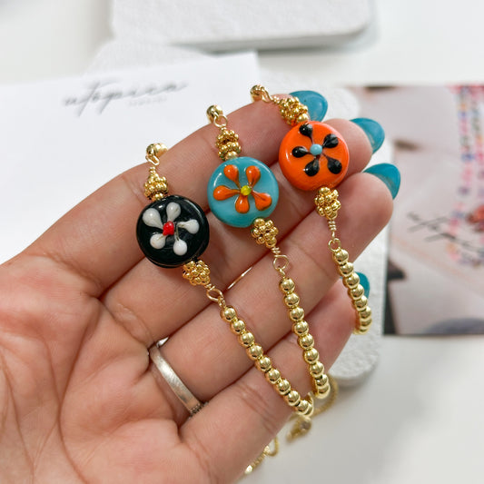 Flower Murano Bracelet