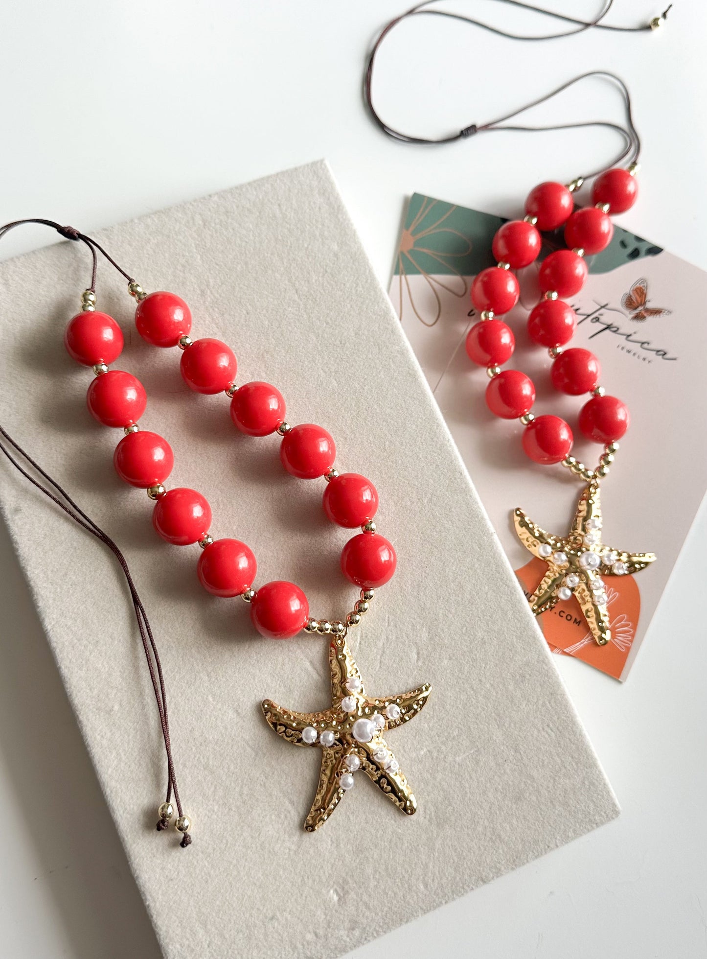 Red Star Necklace