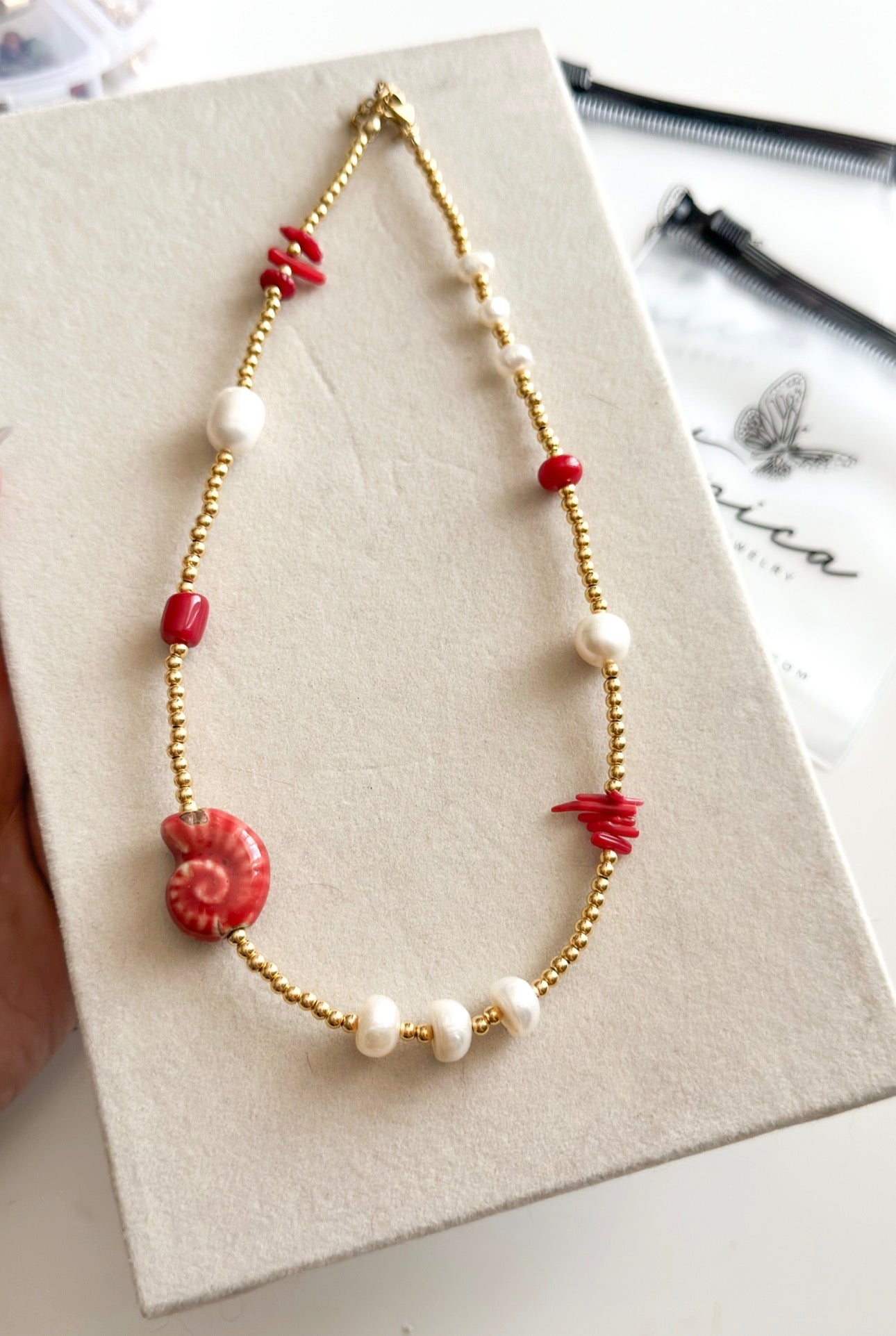 Solea Red Necklace