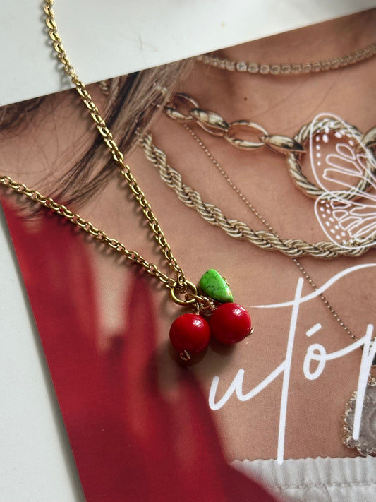 Cherry Bomb Necklace