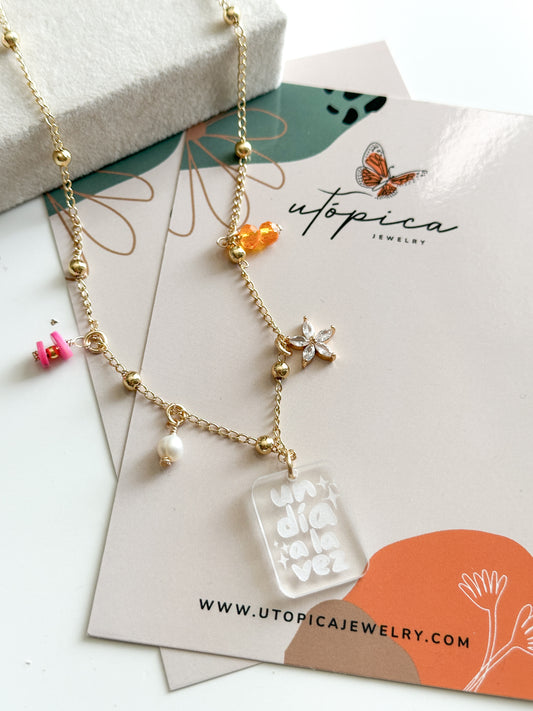 Un Dia a la Vez Multicharm Necklace