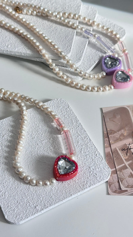 XO Pearl Necklace