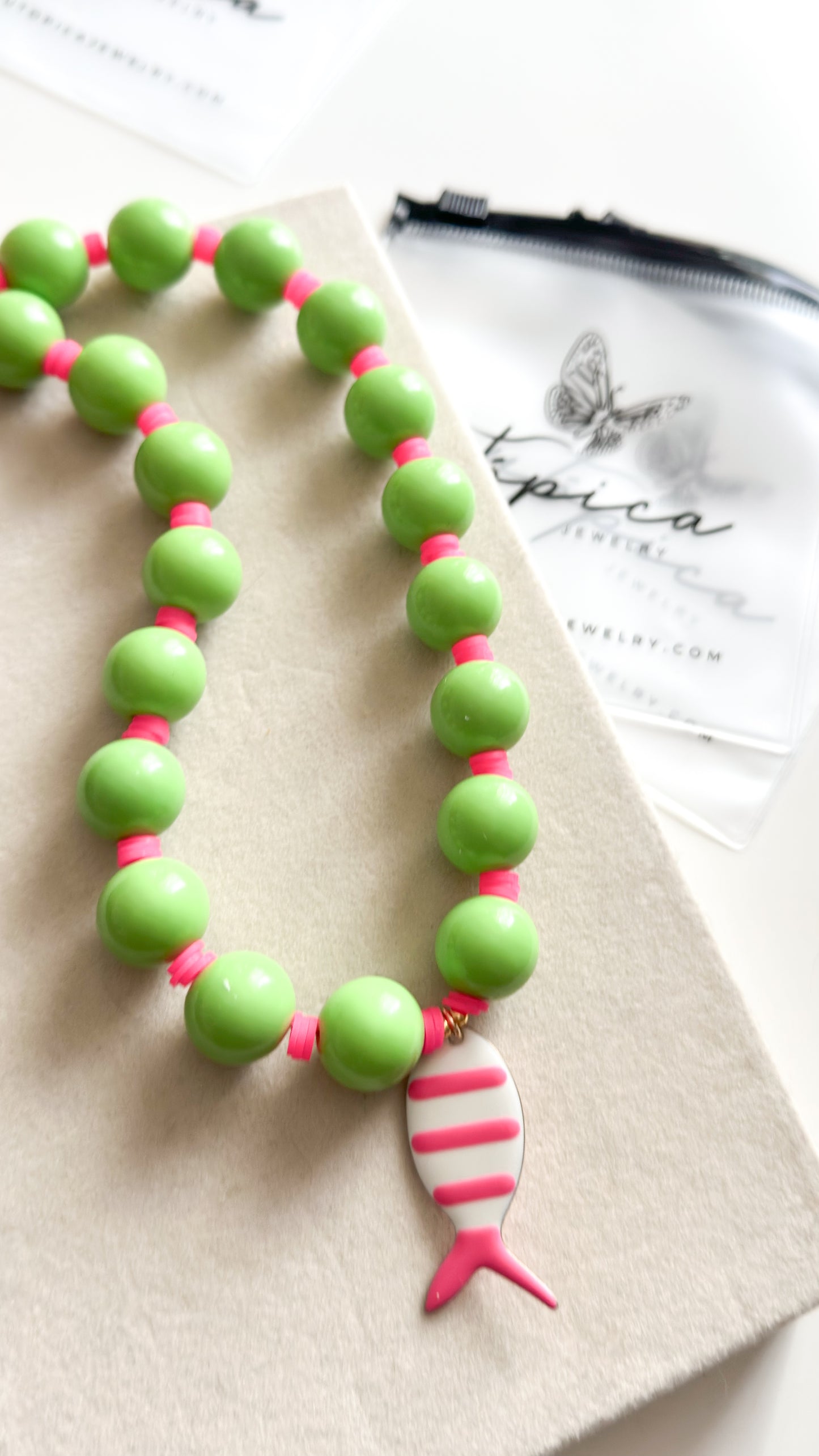 Pececito Bubble Necklace