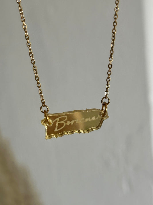 El Mapa Boricua Necklace