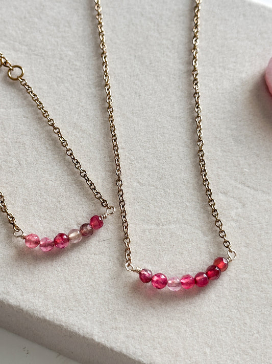 Agata Pink Chocker Necklace
