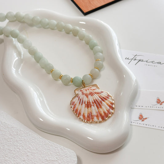 Jade Coral Necklace